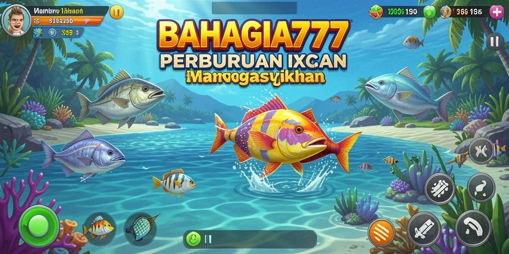 Tampilan aksi menembak ikan yang mendebarkan.