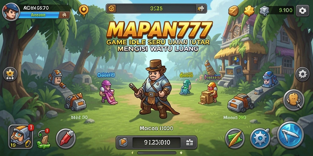 Tampilan gameplay MAPAN777 yang santai dan menarik saat bermain Idle.