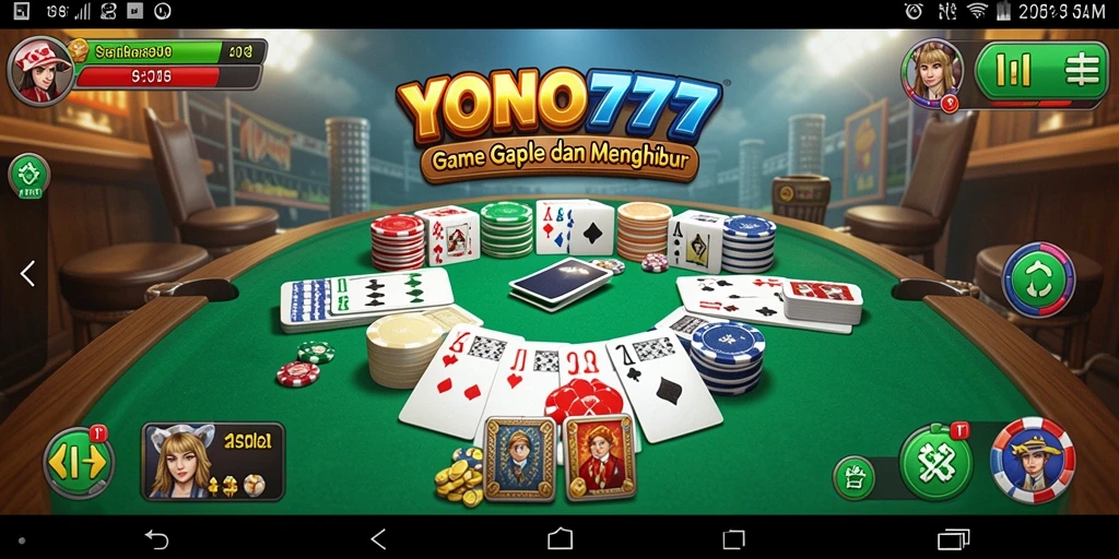Tampilan gameplay Gaple yang seru dan interaktif