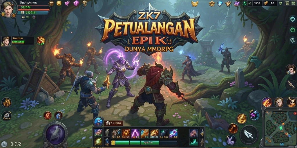 Tampilan gameplay ZK7 yang seru dan mengasyikkan.