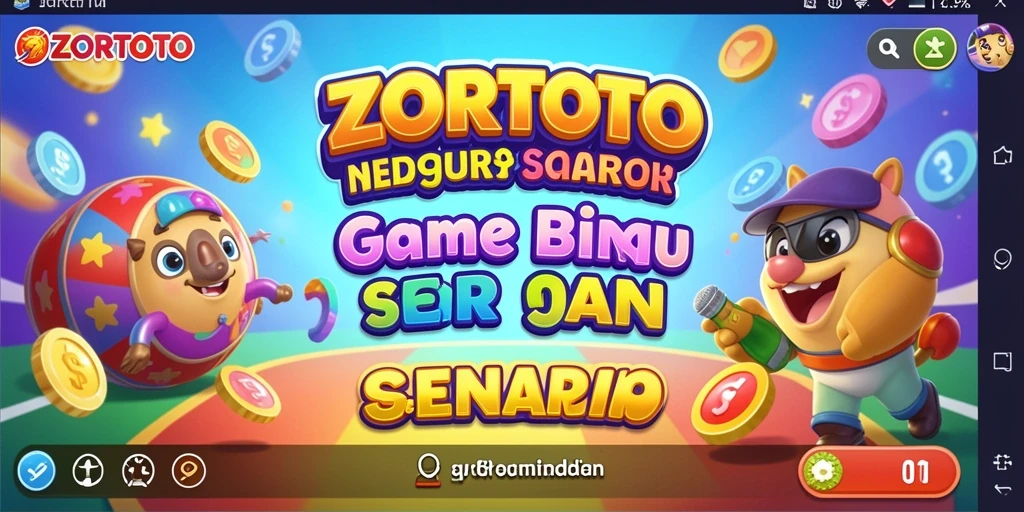 Tampilan menarik dari gameplay ZORTOTO yang penuh dengan keseruan Bingo.